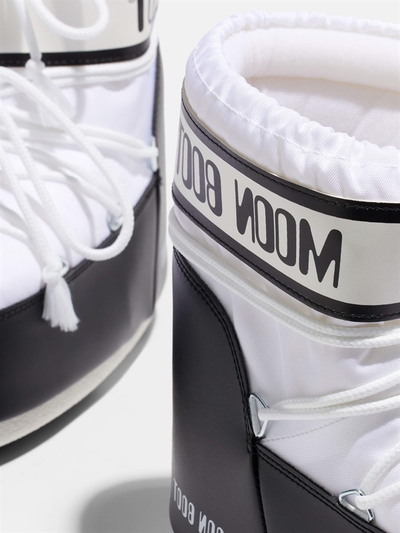 Moon Boot Icon Low White Nylon Boots